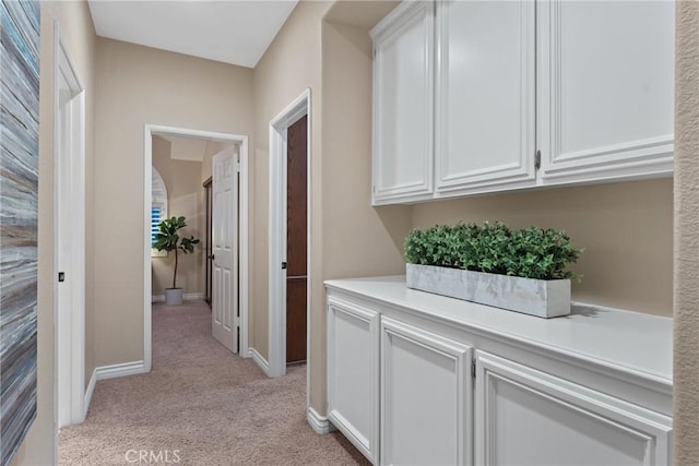 530 S Laureltree Dr, Anaheim Hills, CA 92808 - hall featuring light carpet and baseboards