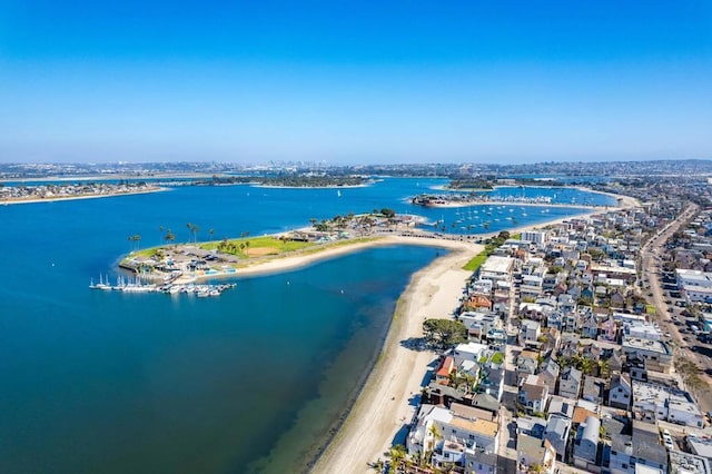 3879 Ocean Front Walk, San Diego, CA 92109 - aerial view of property's location featuring expansive beach