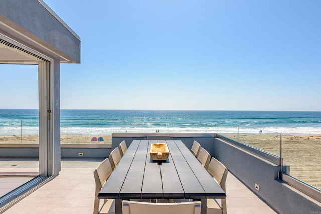 3879 Ocean Front Walk, San Diego, CA 92109 - view of patio featuring view of water and beach