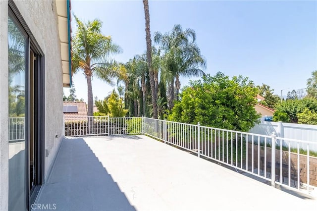 1573 E Brockton Ave, Redlands, CA 92374 - view of patio featuring a balcony