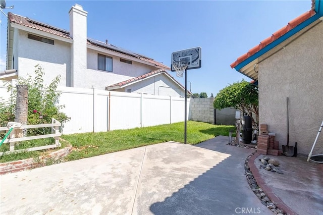 1573 E Brockton Ave, Redlands, CA 92374 - fenced backyard featuring a patio