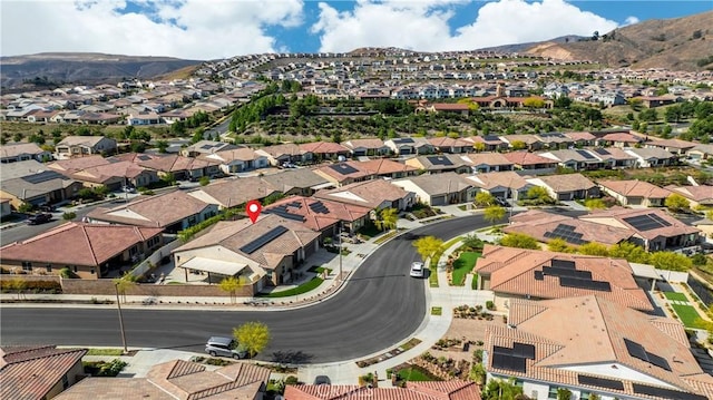 11638 Oakton Way, Corona, CA 92883 - aerial perspective of suburban area with a mountain backdrop