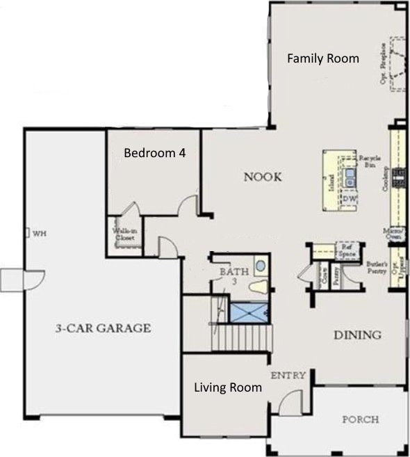 35582 Laurel Tree Ct, Winchester, CA 92596 - view of floor plan / room layout