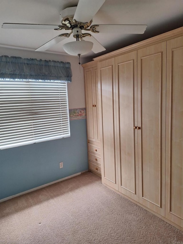659 Larkspur Ct, San Marcos, CA 92078 - unfurnished bedroom with light colored carpet and ceiling fan