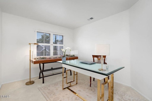 2911 Butter Creek Dr, Pasadena, CA 91107 - office featuring baseboards and light colored carpet
