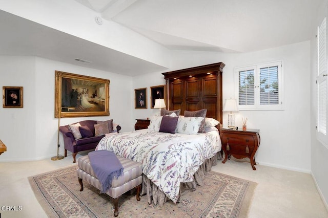 2911 Butter Creek Dr, Pasadena, CA 91107 - bedroom featuring carpet floors, baseboards, and vaulted ceiling