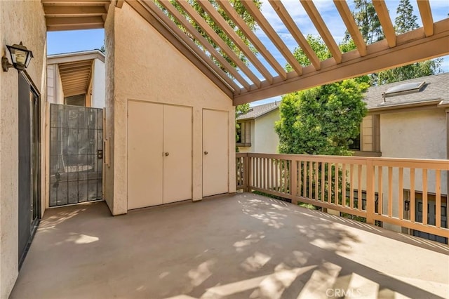 26701 Quail Unit 61, Laguna Hills, CA 92656 - view of patio / terrace with a pergola