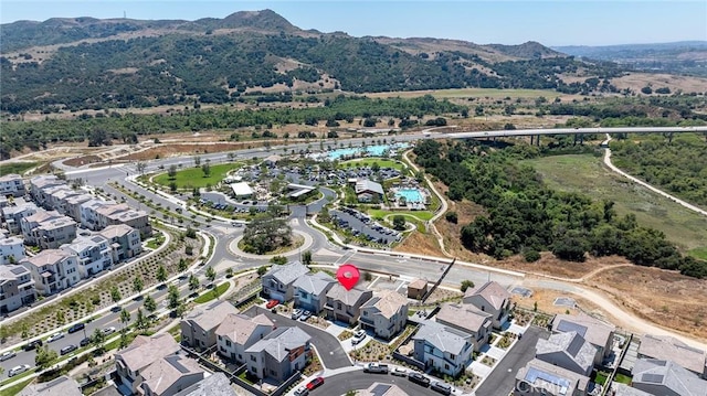 843 Longhorn Way, Rancho Mission Viejo, CA 92694 - aerial view of property's location with a mountainous background and nearby suburban area