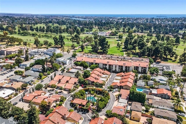1364 Park Plaza Dr, Long Beach, CA 90804 - aerial view of property's location featuring a local golf course and nearby suburban area