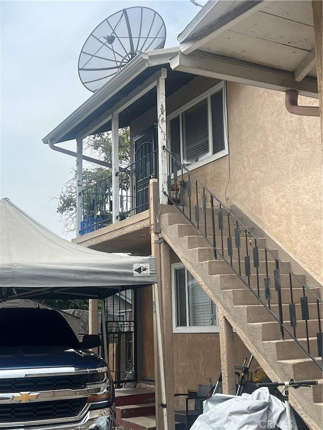 3066 E 5th St, Los Angeles, CA 90063 - property entrance with stucco siding