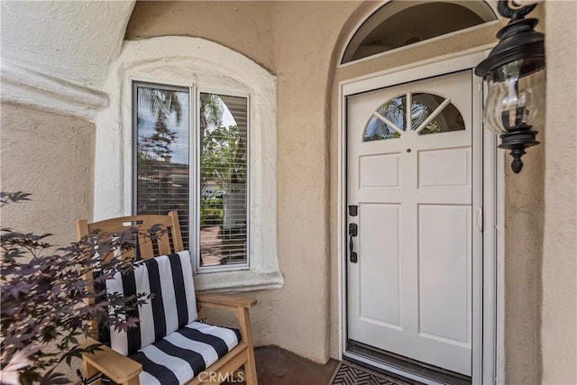 16 Via Barcaza, Coto De Caza, CA 92679 - property entrance featuring stucco siding