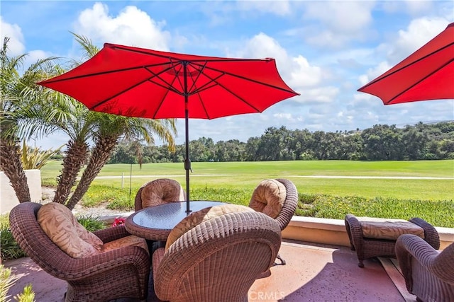 16 Via Barcaza, Coto De Caza, CA 92679 - view of patio with golf course view