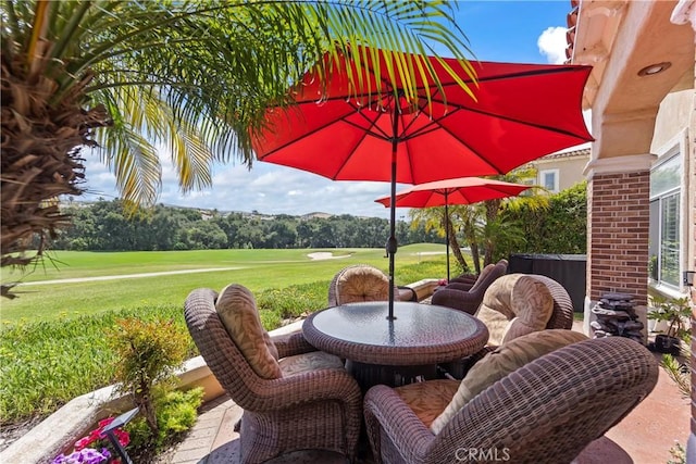 16 Via Barcaza, Coto De Caza, CA 92679 - view of patio with view of golf course