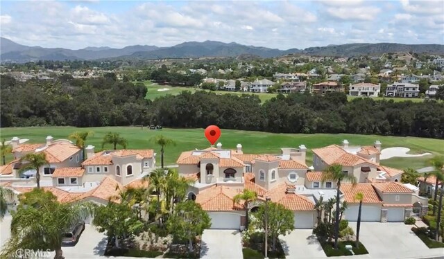 16 Via Barcaza, Coto De Caza, CA 92679 - aerial perspective of suburban area featuring a golf club and a mountain backdrop