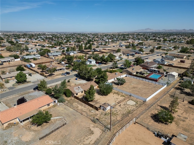 10793 Jamul Rd, Apple Valley, CA 92308 - aerial perspective of suburban area featuring a mountainous background