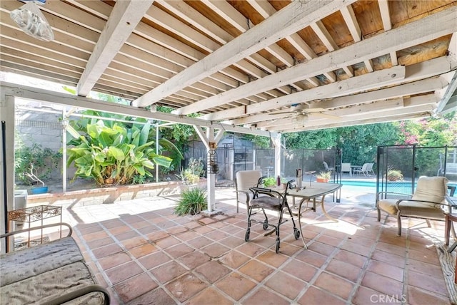 6765 Jadeite Ave, Rancho Cucamonga, CA 91701 - fenced backyard with a patio