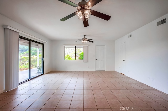 44196 La Cruz Dr, Temecula, CA 92590 - spare room featuring a ceiling fan and light tile patterned floors