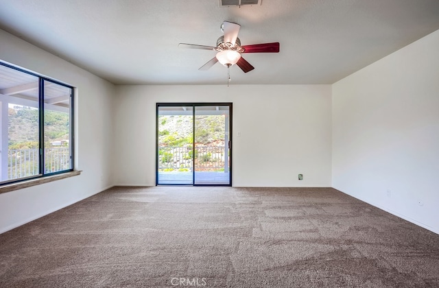 44196 La Cruz Dr, Temecula, CA 92590 - unfurnished room featuring carpet and a ceiling fan