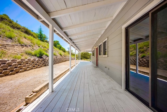 44196 La Cruz Dr, Temecula, CA 92590 - view of wooden terrace