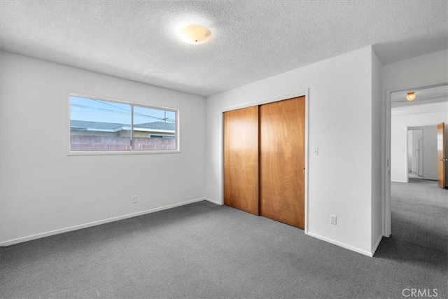 1646 W 168th St, Gardena, CA 90247 - unfurnished bedroom featuring carpet flooring, a textured ceiling, a closet, and baseboards