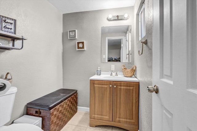 970 Carlsbad St, San Diego, CA 92114 - bathroom featuring toilet, vanity, and tile patterned floors