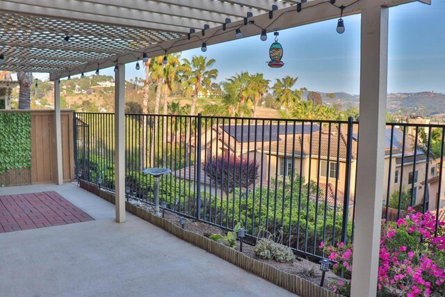 5787 Barbary Pl, Bonsall, CA 92003 - view of patio / terrace featuring a pergola