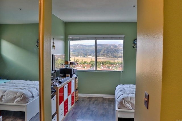 5787 Barbary Pl, Bonsall, CA 92003 - bedroom with wood finished floors and baseboards