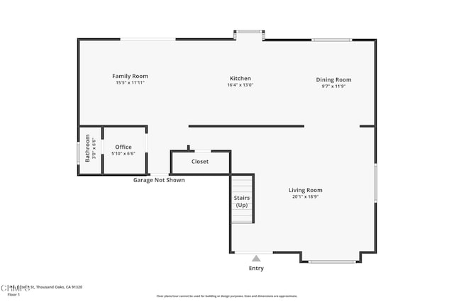 1045 Rotella St, Newbury Park, CA 91320 - view of home floor plan