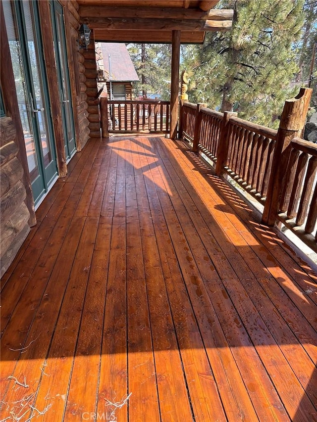 826 Boulder Rd, Big Bear Lake, CA 92315 - view of wooden deck