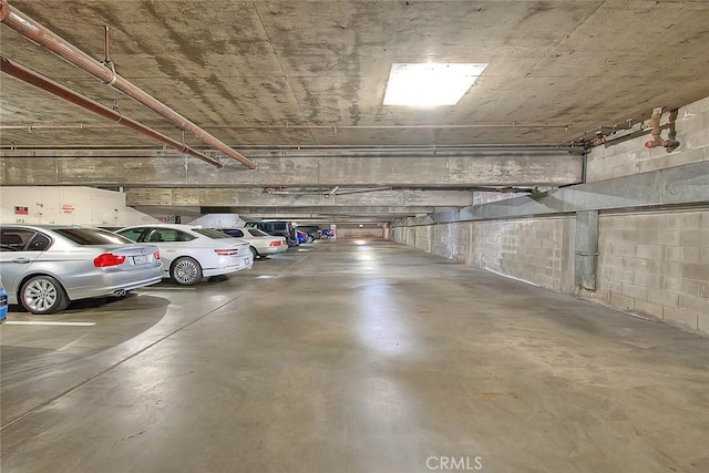 810 Edgewood St Unit 302, Inglewood, CA 90302 - parking garage with concrete block wall