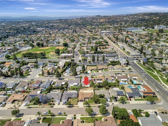 2815 E Coolidge Ave, Orange, CA 92867 - aerial overview of property's location with nearby suburban area