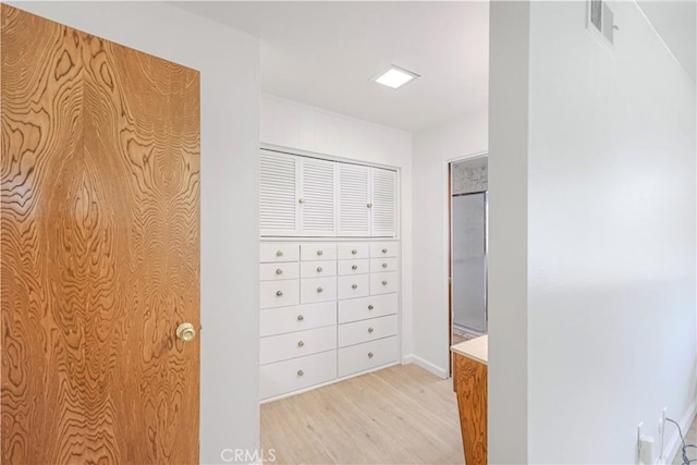14242 Clarissa Ln, North Tustin, CA 92705 - hall featuring light wood-type flooring