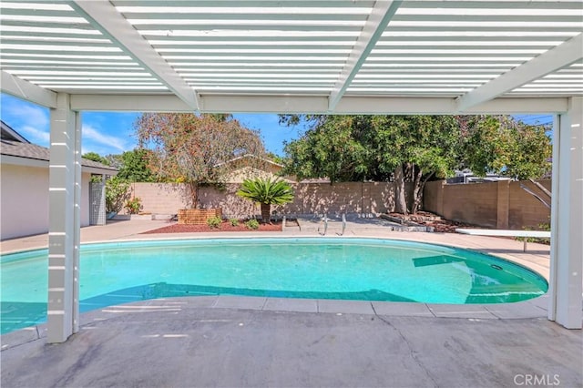14242 Clarissa Ln, North Tustin, CA 92705 - view of swimming pool featuring a fenced backyard and a patio area