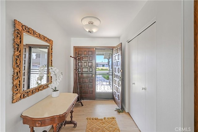 14242 Clarissa Ln, North Tustin, CA 92705 - entrance foyer with light wood finished floors