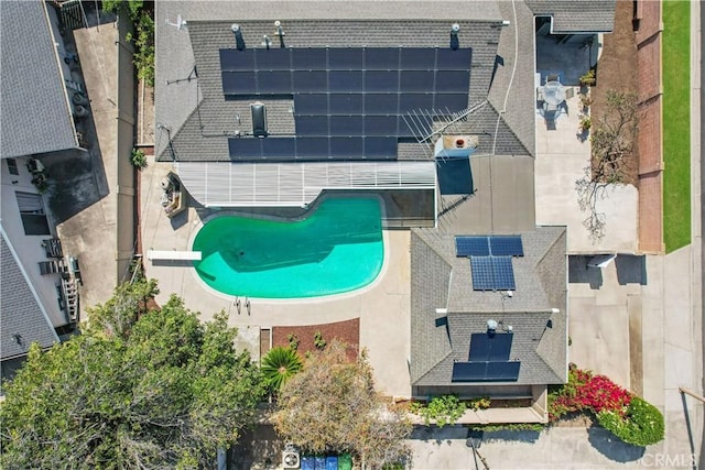 14242 Clarissa Ln, North Tustin, CA 92705 - aerial view of property and surrounding area with a pool