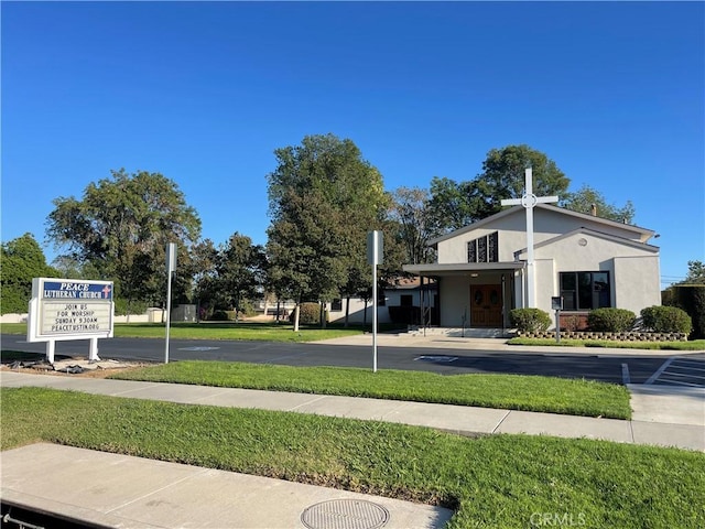 14242 Clarissa Ln, North Tustin, CA 92705 - view of road with traffic signs and sidewalks