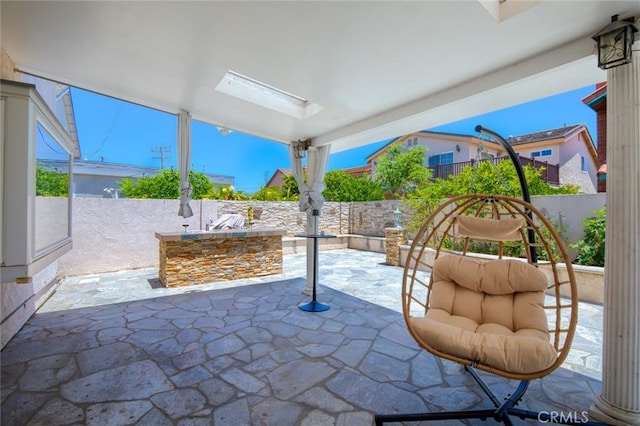 2160 S Hammatt, Anaheim, CA 92802 - fenced backyard featuring a patio