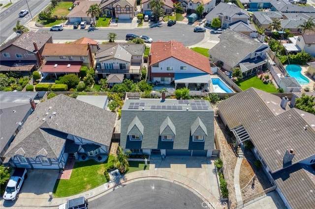 2160 S Hammatt, Anaheim, CA 92802 - aerial perspective of suburban area featuring a pool area