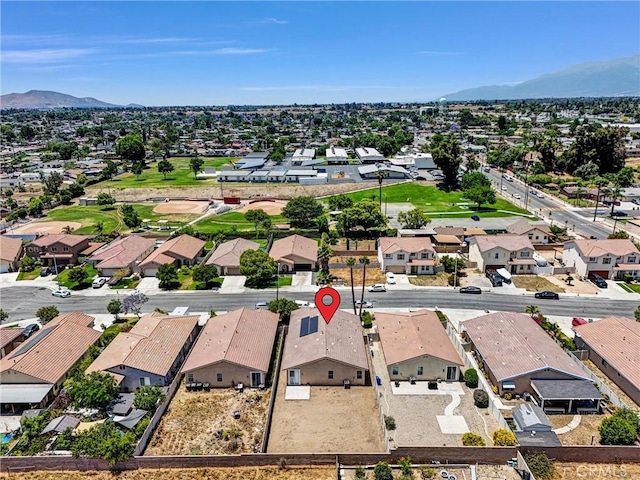 1760 Terrace Ave, Colton, CA 92324 - aerial view of residential area with a mountainous background