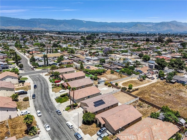 1760 Terrace Ave, Colton, CA 92324 - aerial view of residential area featuring a mountainous background