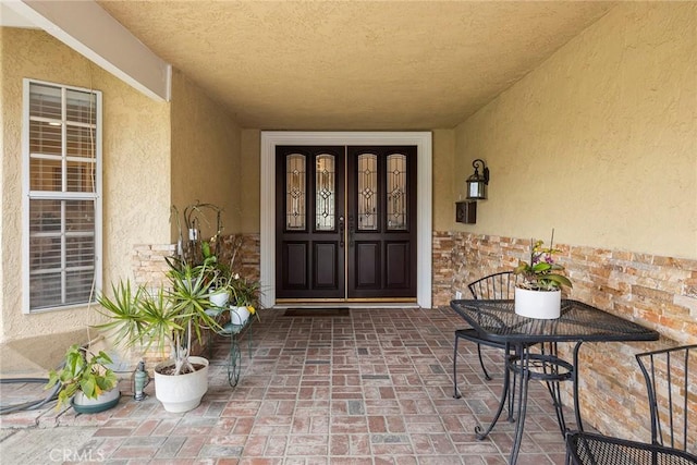 4541 Amberwood Ave, La Palma, CA 90623 - view of exterior entry featuring stucco siding and stone siding