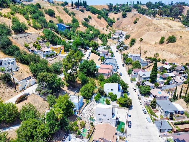 2602 Onyx Dr, Los Angeles, CA 90032 - aerial view of property's location with nearby suburban area