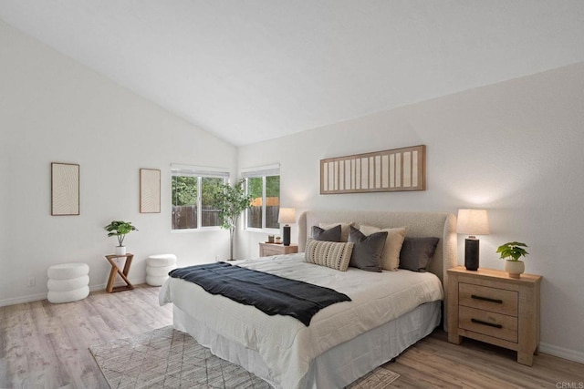 4938 Dulin Rd, Fallbrook, CA 92028 - bedroom with wood finished floors and lofted ceiling