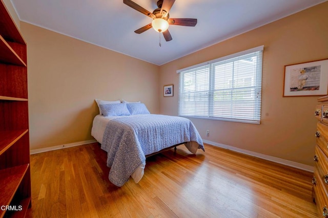 1736 Craig Ave, Altadena, CA 91001 - bedroom featuring light wood-style flooring and ceiling fan