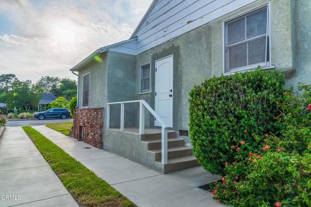 1736 Craig Ave, Altadena, CA 91001 - doorway to property with stucco siding and brick siding