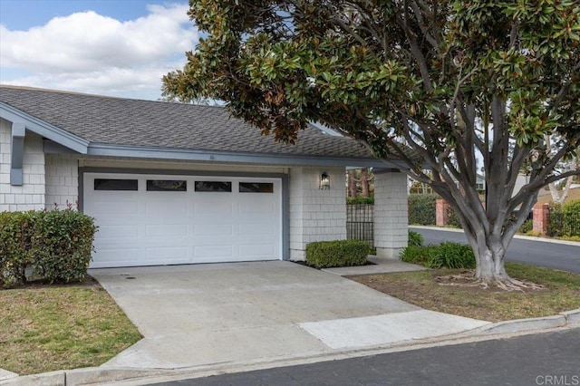 1208 Via Viento Suave, San Marcos, CA 92078 - ranch-style house featuring roof with shingles, a garage, and concrete driveway