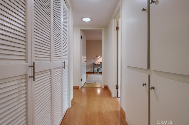 2818 W 166th St, Torrance, CA 90504 - corridor featuring light wood-style floors and baseboards