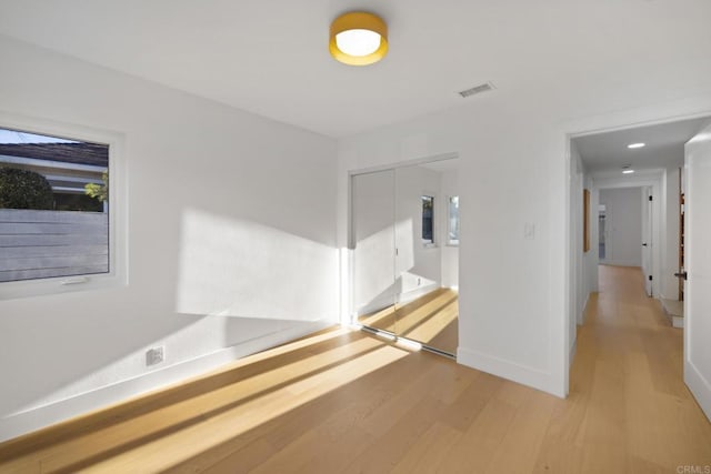 3852 Bledsoe Ave, Los Angeles, CA 90066 - hall featuring light wood-style floors and baseboards