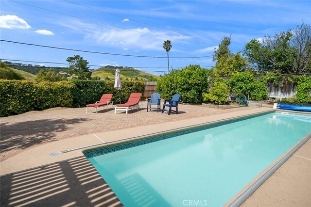 6058 Joan Pl, San Luis Obispo, CA 93401 - view of swimming pool featuring a fenced backyard and a patio