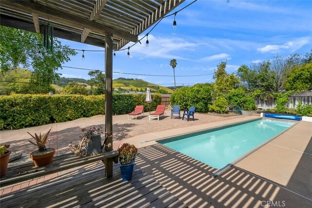 6058 Joan Pl, San Luis Obispo, CA 93401 - view of pool with a patio and a fenced backyard